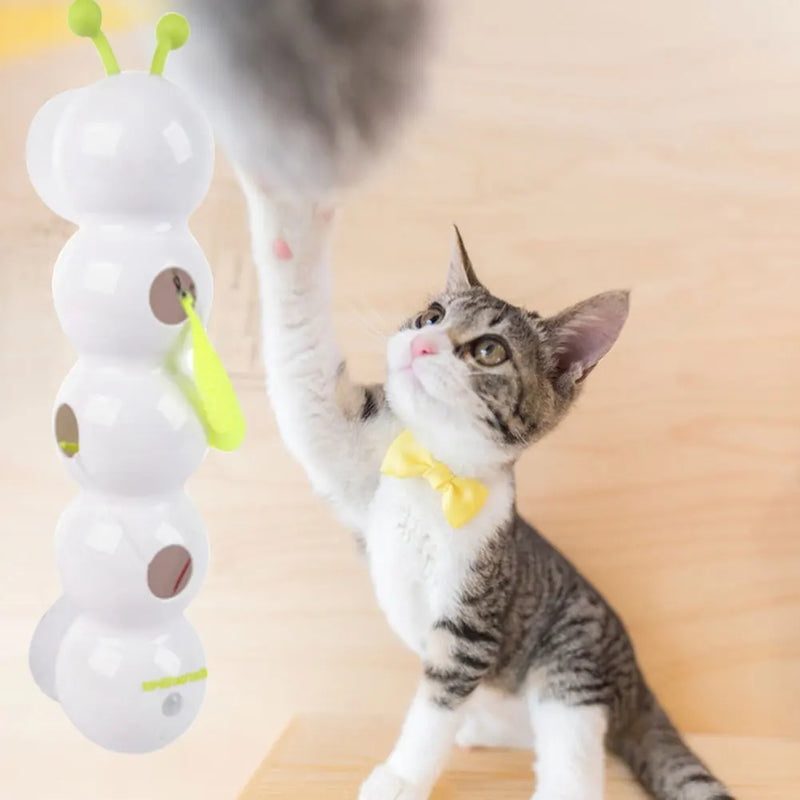 Smart Motion Cat Toy: Interactive Motion Activated Worm with Tail