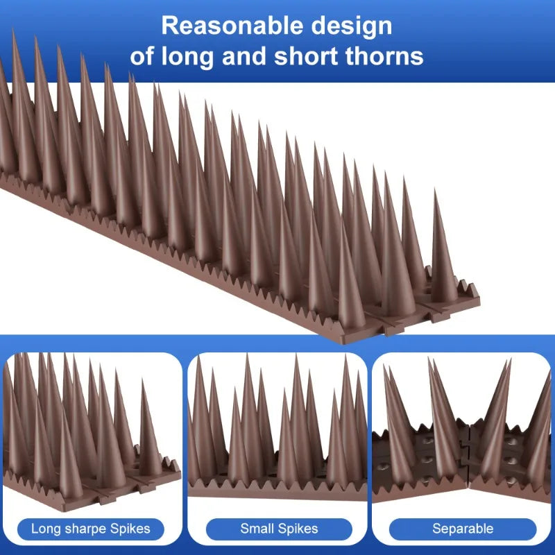 Bendable Bird Repellent Spikes for Outdoor Pest Control