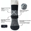 Anti-Slip Knitted Dog Socks with Adjustable Straps (4-Pack)