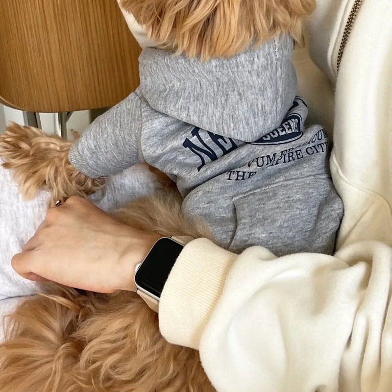 Sudadera de Fleece con Estampado de Oso de Peluche para Perros