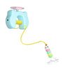 Smart Hanging Cat Toy with Feathers and Twin Ropes