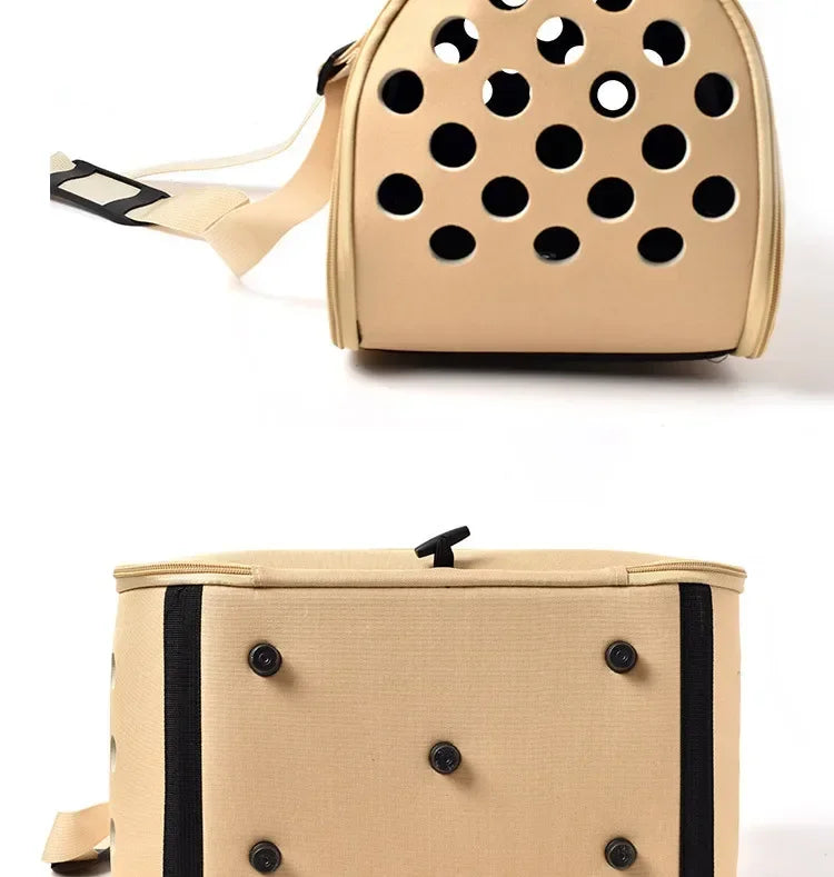 Breathable Pet Carrier Bag for Cats and Small Dogs