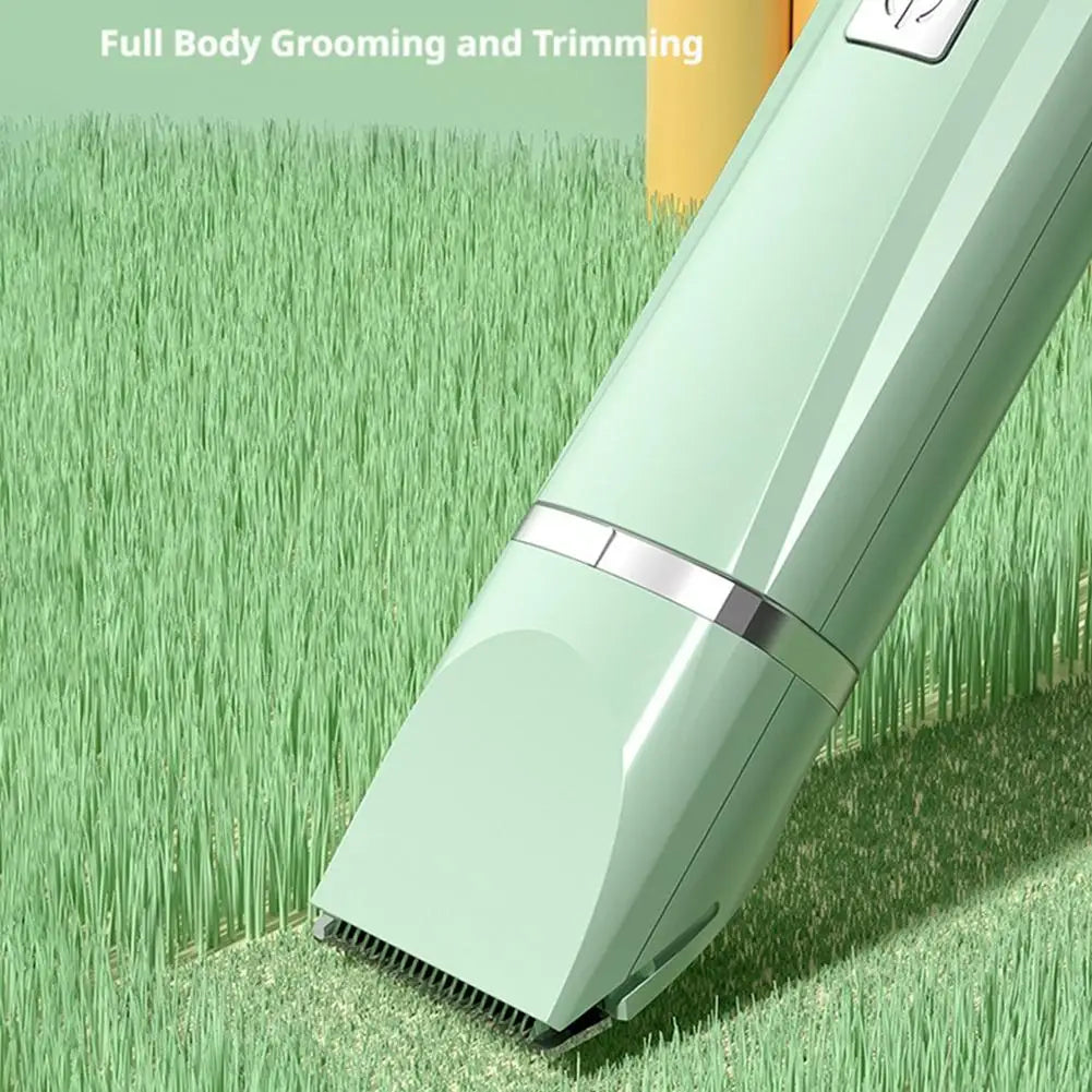 4-in-1 Rechargeable Pet Grooming Kit with Dual-Speed Ceramic Blade