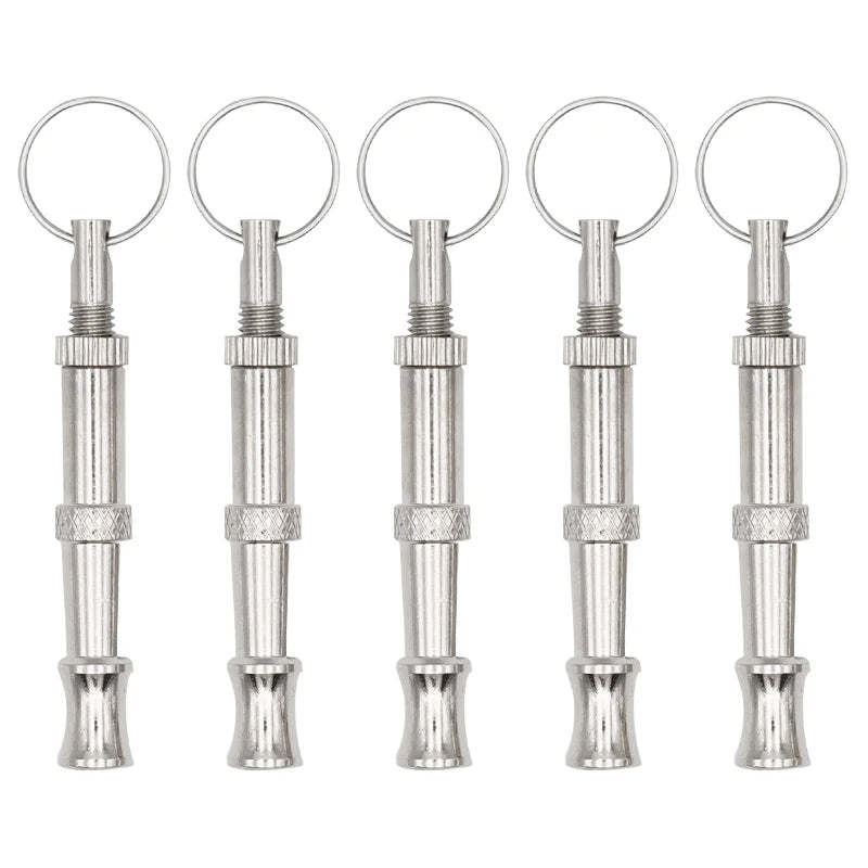 صافرة تدريب الطيور من الفولاذ المقاوم للصدأ قابلة للتعديل