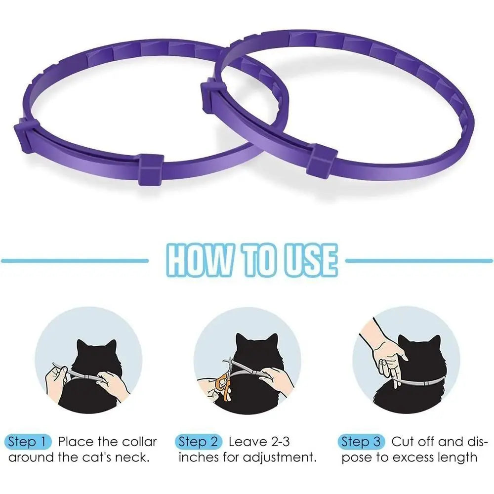 Calming Collar for Dogs and Cats – Adjustable, Waterproof Anxiety Relief