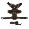 Adjustable No-Pull Dog Harness with Reflective Leash Set