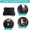 Foldable Car Dog Seat for Small Dogs – Portable Travel Booster with Safety Belt