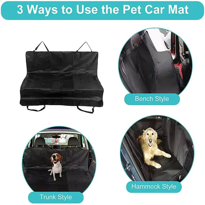 Foldable Car Dog Seat for Small Dogs – Portable Travel Booster with Safety Belt