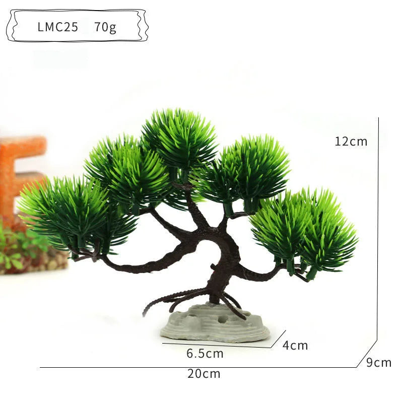 Aquarium Decor: Simulation Plants and Landscaping Ornaments