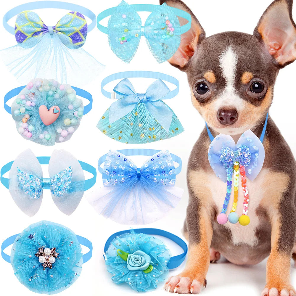 Lace Bow Tie Collar Accessory for Small Dogs and Cats