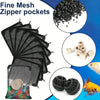 Set of 10 Aquarium Filter Media Mesh Bags with Zippers