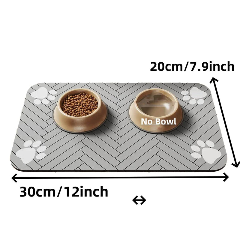 Tapis de Nourrissage Absorbant pour Animaux