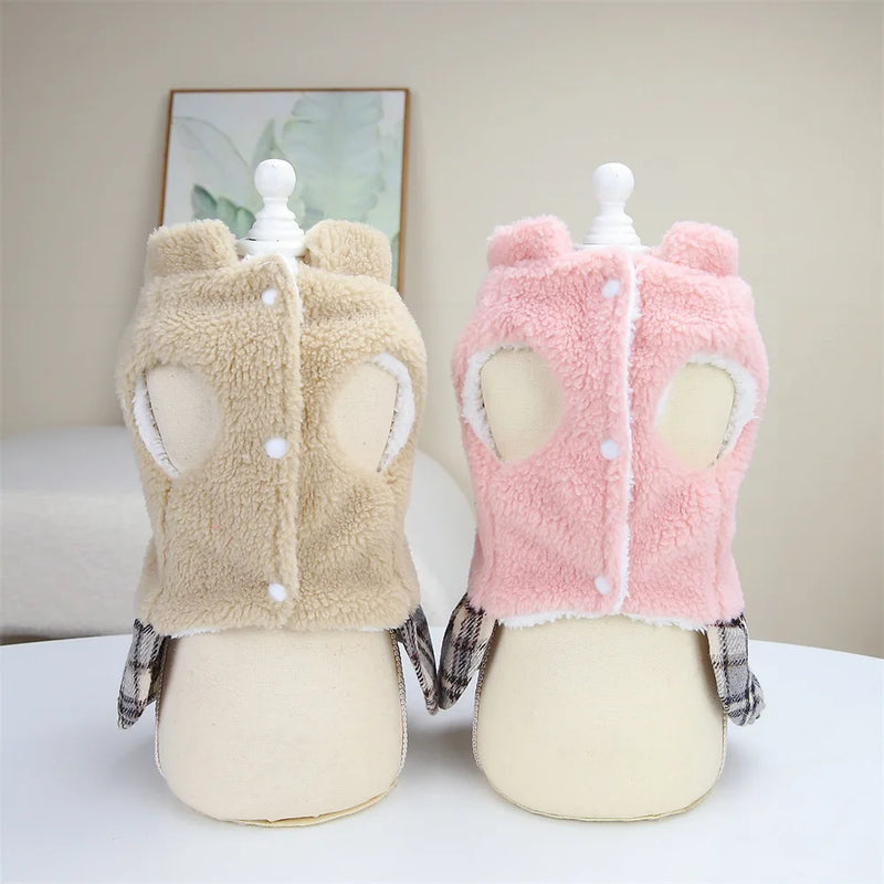 Vestido Clásico de Cuadros para Perro