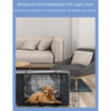 All-Season Waterproof Dog Crate Cover with Mesh Ventilation