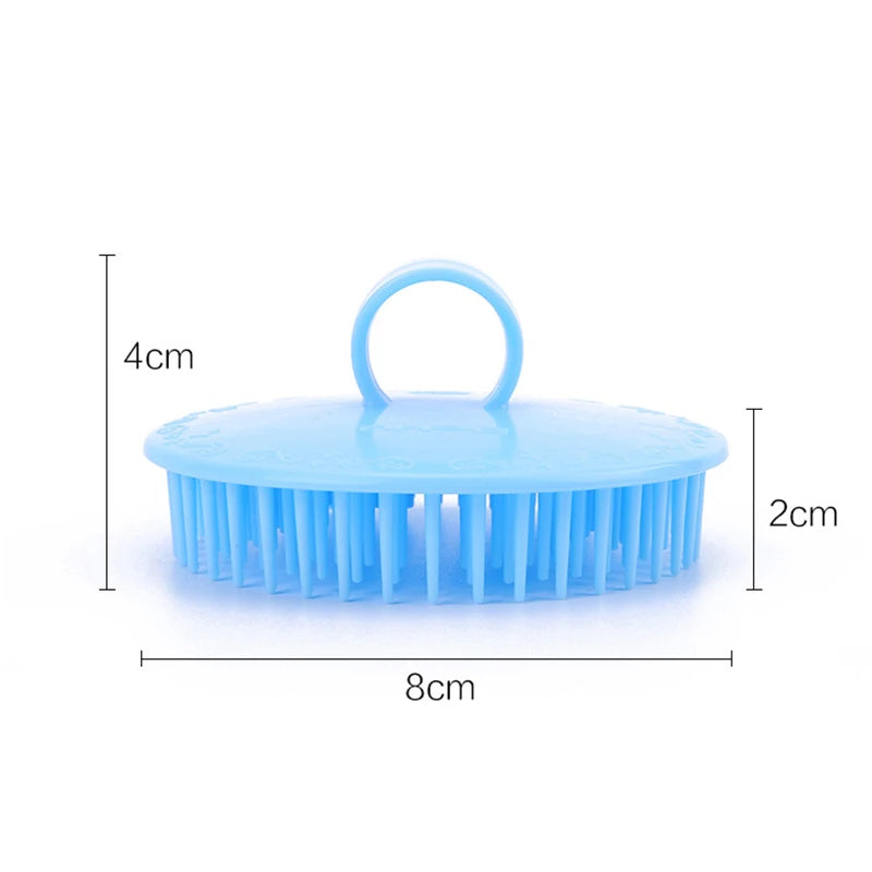 Soft Silicone Scalp Massage Brush for Hair Washing