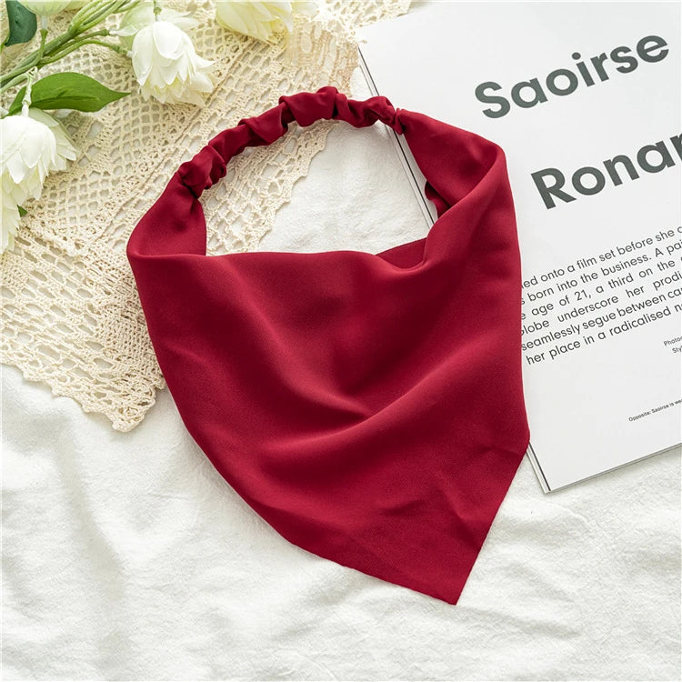 Bohemian Paisley Print Triangle Head Scarf