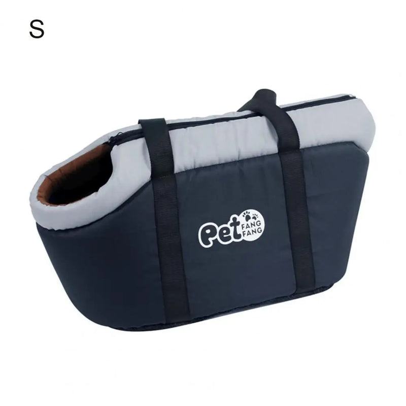 Transporteur pour animaux de compagnie à parois souples avec coussinet intérieur ajustable