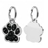 Personalized Engraved Pet ID Tag with Glitter Finish
