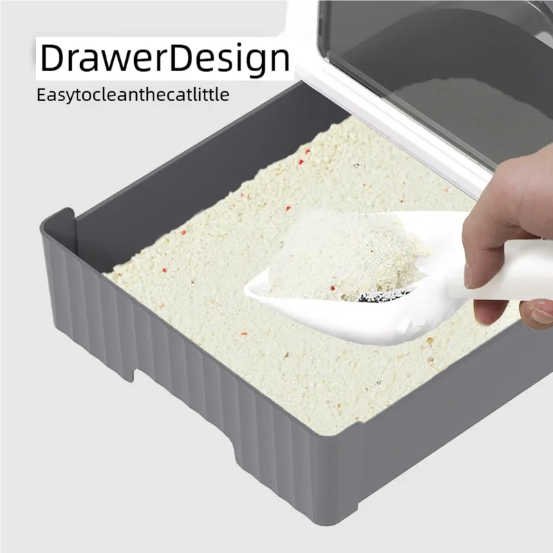 Foldable Enclosed Cat Litter Box