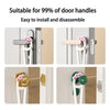 No-Drill Adjustable Cat Door Latch with Stabilizer