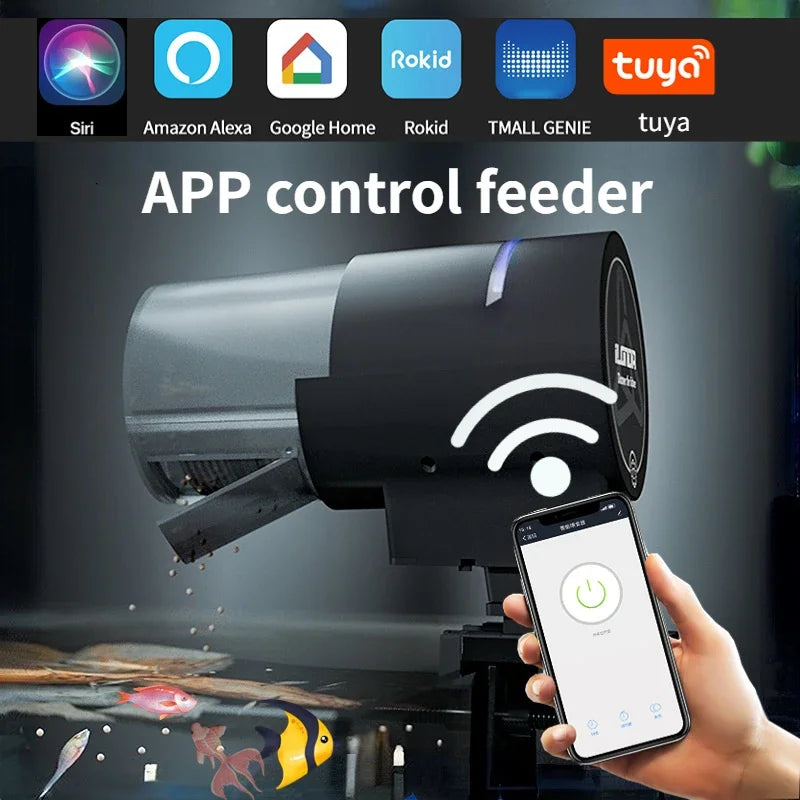 Intelligenter Wi-Fi-Automatischer Fischfutterautomat