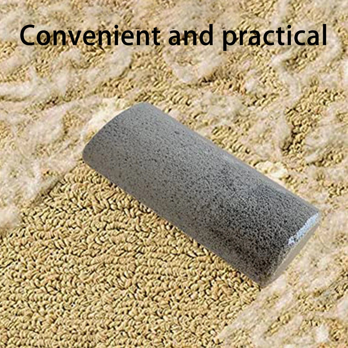 Pet Hair Remover Pumice Stone Brush (2-Pack)