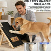 Wooden Pet Scratching Board with Pull-Out Treat Box