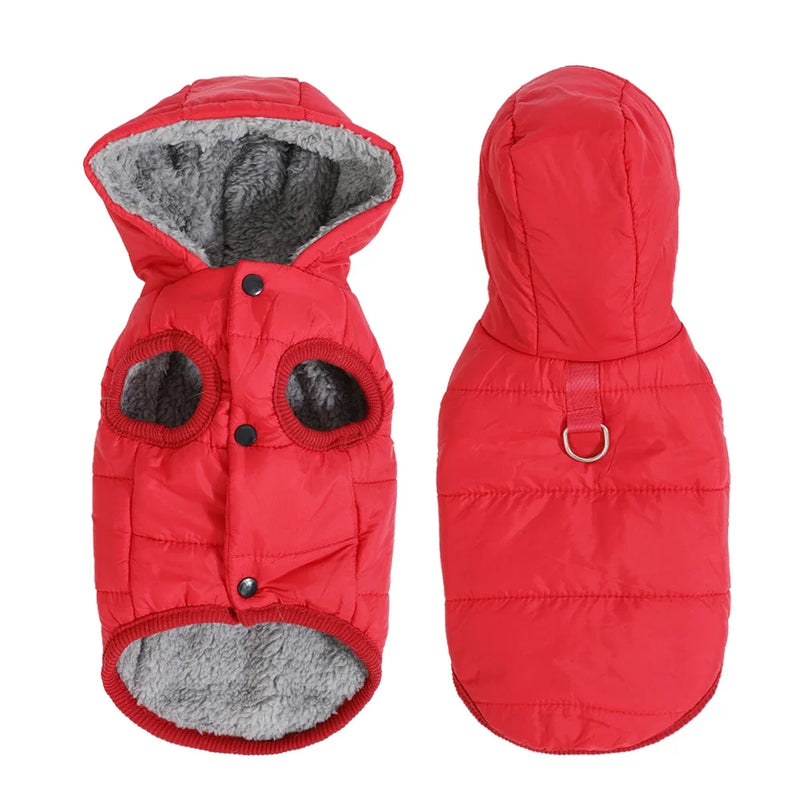 Chaqueta de Fleece con Capucha para Mascotas