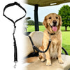 Adjustable Dog Car Seat Belt with Shock-Absorbing Elastic Leash