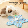 Interactive Hide-and-Seek Cat Toy with Feather Teaser