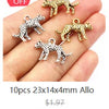 Antique Silver Wing Charms for Jewelry Making