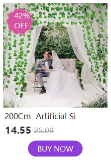 Artificial Ivy Vine Garland – 2.3m Hanging Silk Leaf Decor