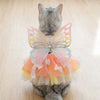 Rainbow Butterfly Tutu Dress for Small Dogs and Cats