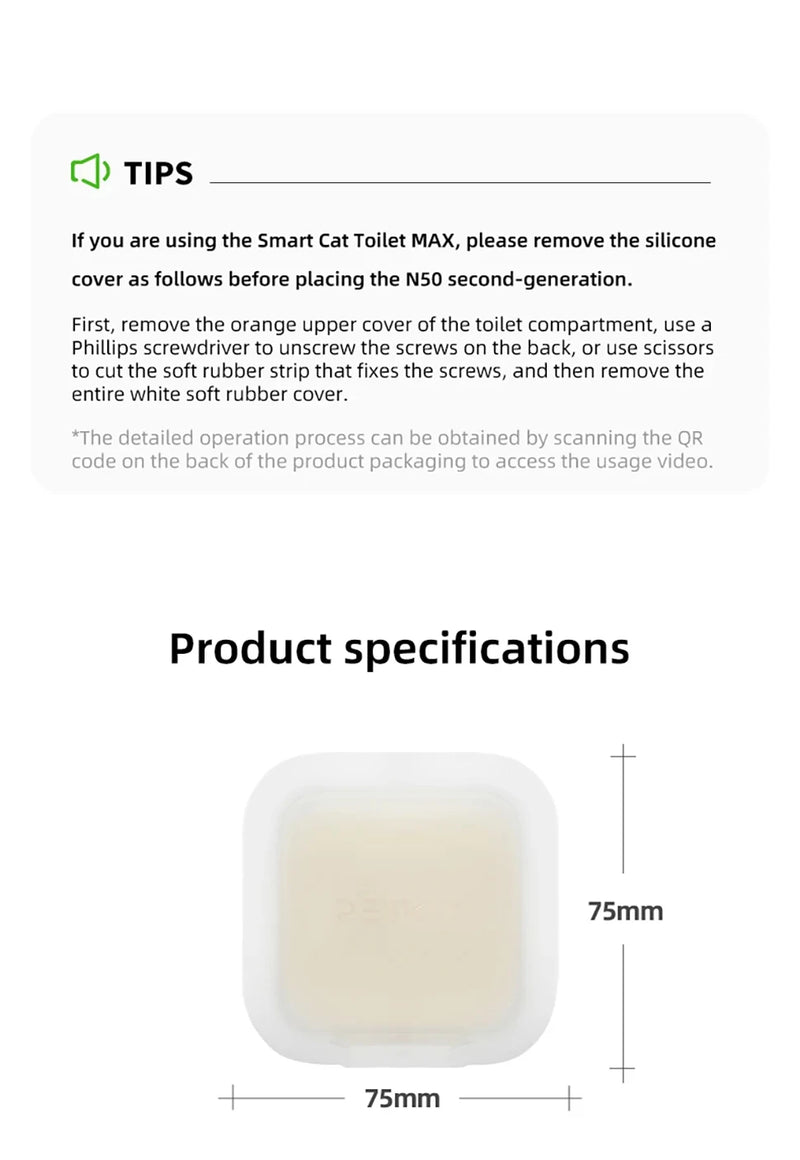 PETKIT N50 Deo-Würfel für PURA MAX Katzenstreukiste
