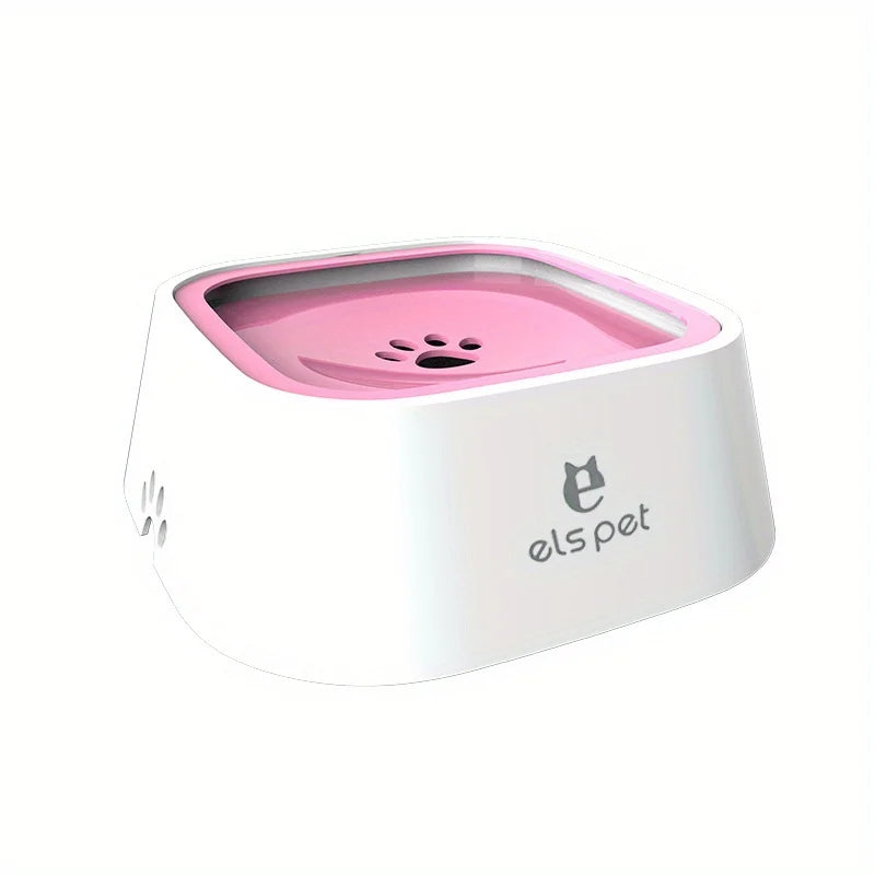 Spill-Resistant Slow Water Feeder Bowl for Dogs