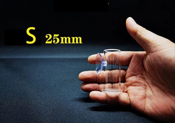 Clear Acrylic Aquarium Feeding Cup Ring Anti-drift Betta Fish Feeder