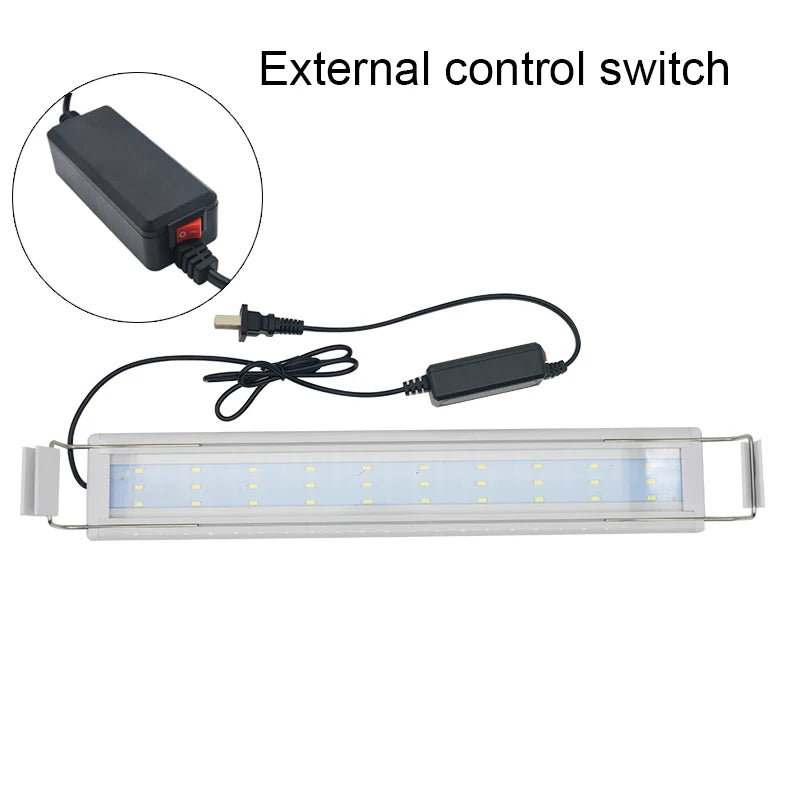 Lampe LED à clipser pour aquarium, fine et élégante