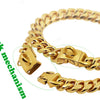 Stainless Steel Cuban Link Dog Collar