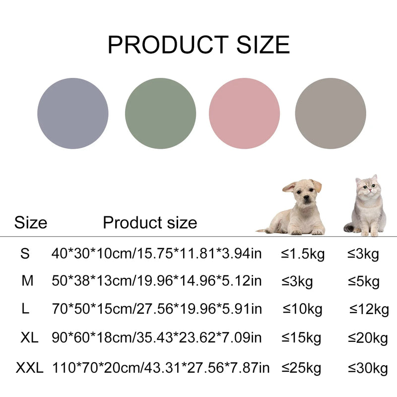 Cama de Sofá Acolchonada para Mascotas