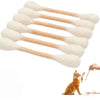 Giant Cotton Swab Catnip Toy for Interactive Play and Dental Health
