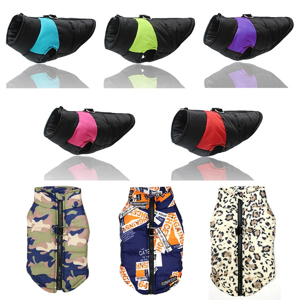 Waterproof Zipper Dog Jacket for All Sizes