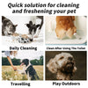 Plant-Based Deodorizing Pet Wipes for Sensitive Skin
