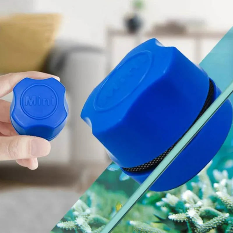 Double-Sided Aquarium Cleaning Magnet with Floating Scraper