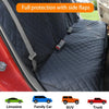 Premium Waterproof Dog Car Seat Cover with Safety Strap