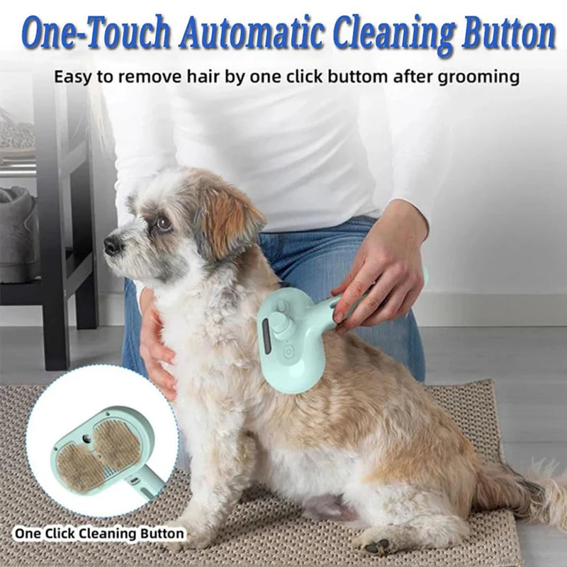 Brosse de toilettage à vapeur pour chiens