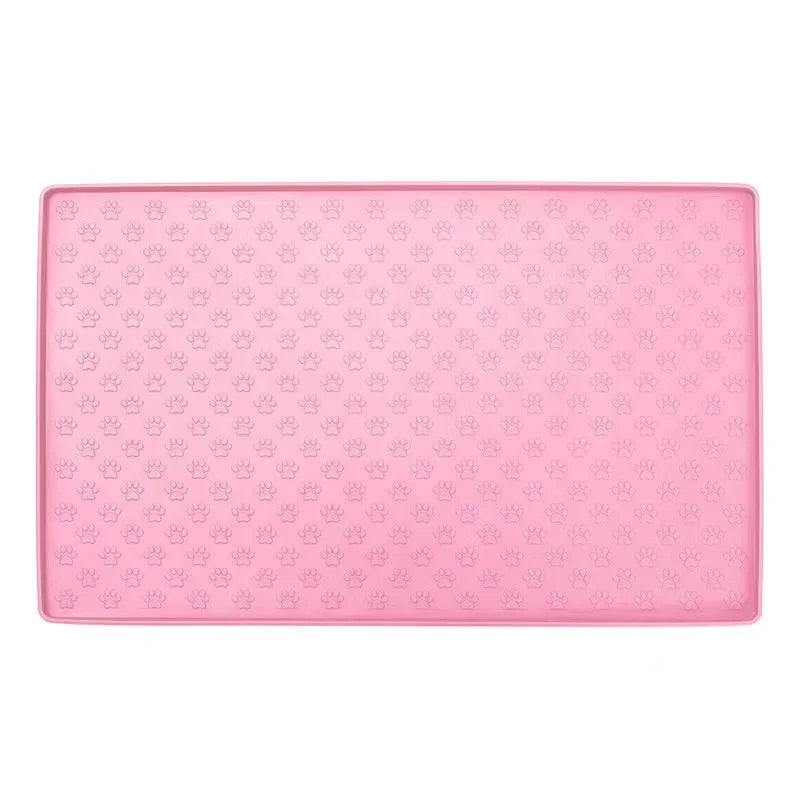 Alfombrilla de Silicona Impermeable para Alimentación de Mascotas
