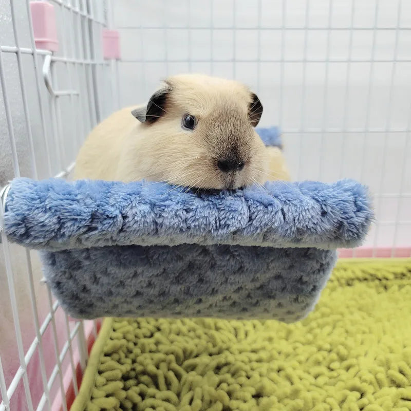 Hamac-Lit Doublement Doux pour Petits Animaux