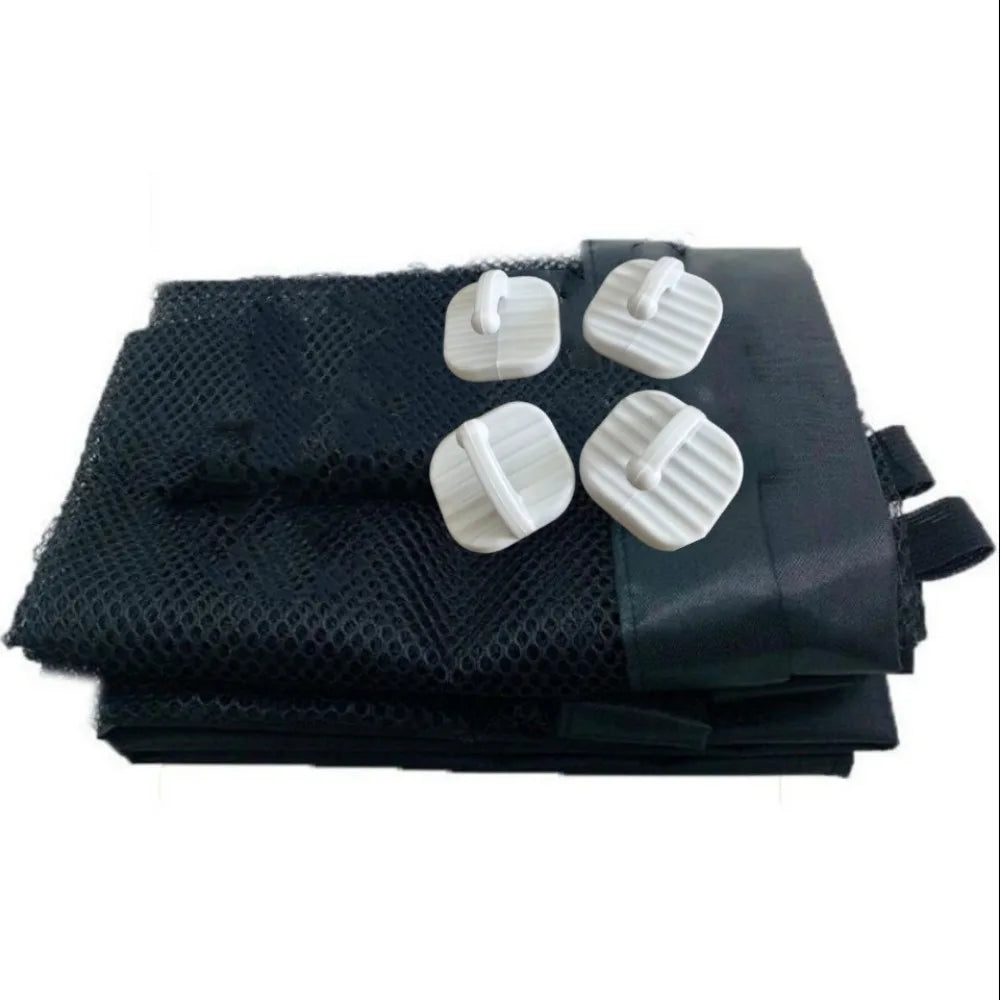 Foldable Mesh Pet Safety Gate with Hooks