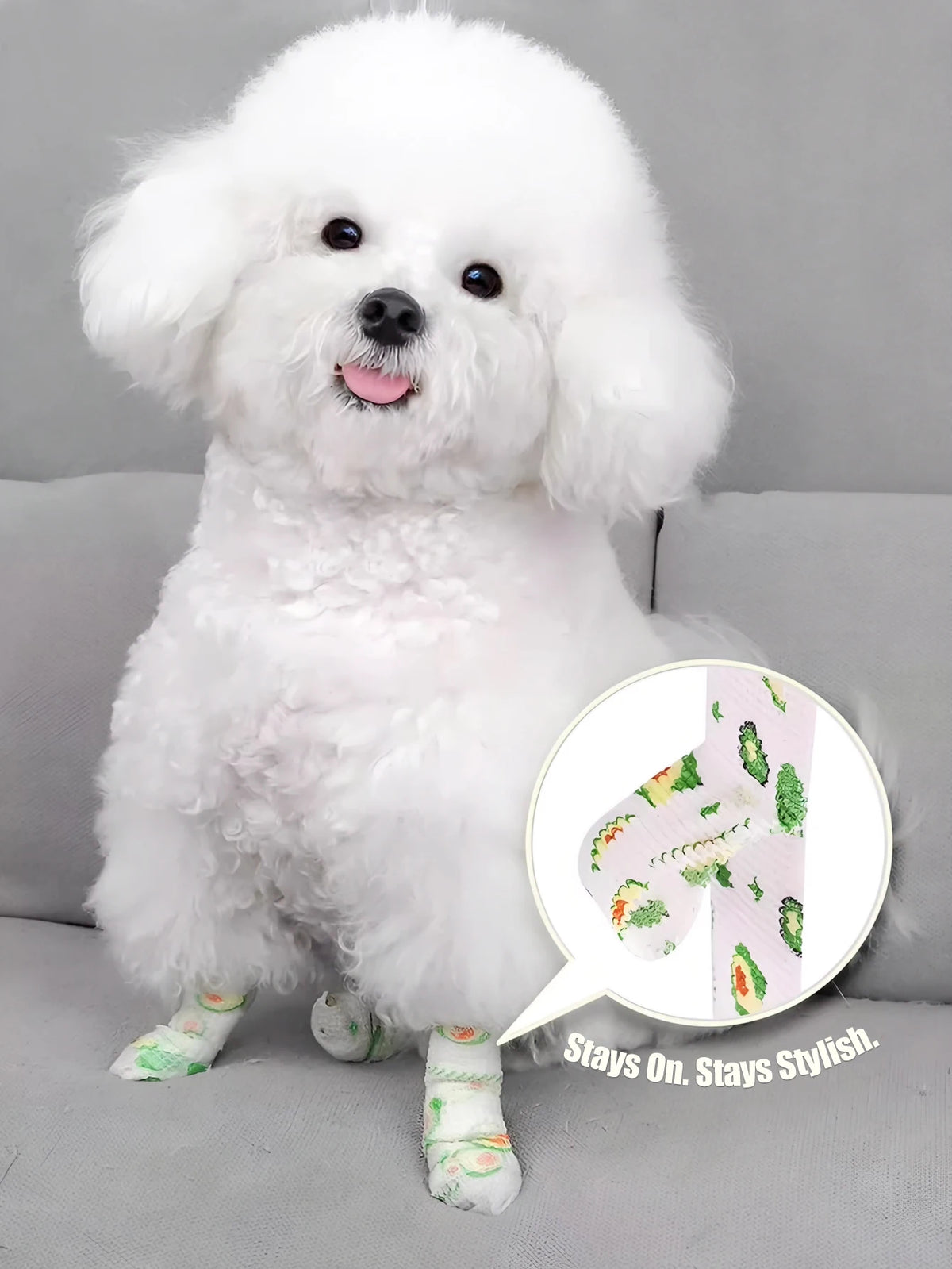 Self-Adhesive Pet Bandage Wrap for Paw Protection & Wound Care