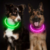 USB-wiederaufladbarer LED-Hundehalsband für mehr Sicherheit bei Nacht